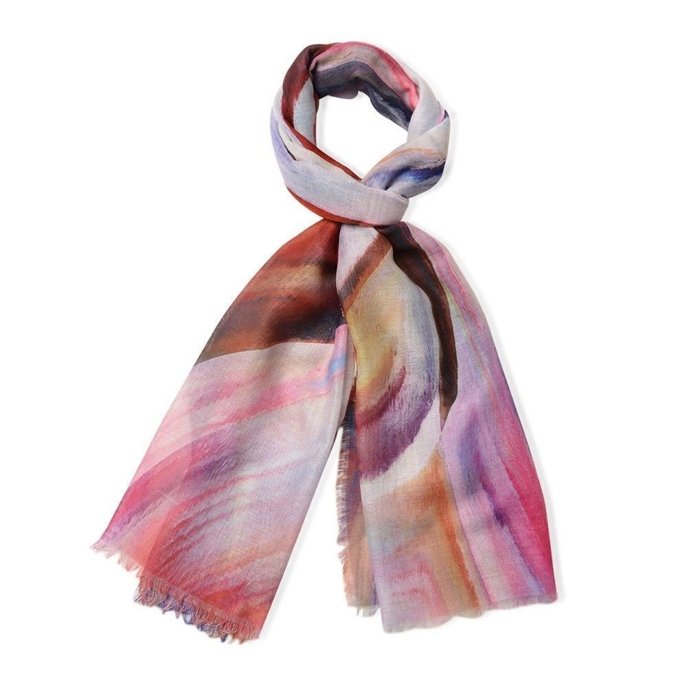 Scarf Musical Note Digital Printed Multi Color